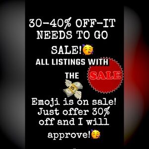 IT NEEDS TO GO SALE‼️ look for the 💸 emoji!